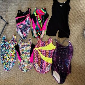 Colorful Gymnastics Leotard Set